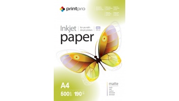 ColorWay PrintPro Matte Photo Paper, 190g/m, A4, 500pcs.