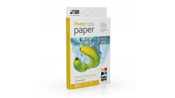 ColorWay Premium Semiglossy Photo Paper, 255g/m, 10x15, 50pcs.