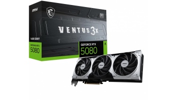 Graphics Card|MSI|NVIDIA GeForce RTX 5080|16 GB|GDDR7|256 bit|PCIE 5.0 16x|Dual Slot Fansink|1xHDMI|3xDisplayPort|RTX508016GVEN3XOCPLUS