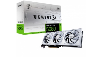 Graphics Card|MSI|NVIDIA GeForce RTX 5080|16 GB|GDDR7|256 bit|PCIE 5.0 16x|Dual Slot Fansink|1xHDMI|3xDisplayPort|508016GVEN3XOCWHITE