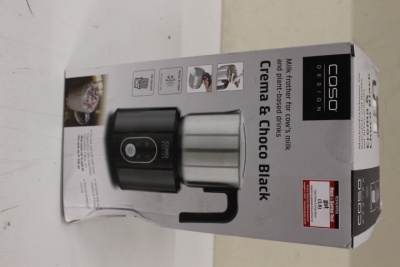 SALE OUT. Caso Crema & Choco Milk frother, LED Display, 360° base station, Black | Caso | Crema & Choco Milk frother | 01665 | 0,35 L | 500 W | Black | DAMAGED PACKAGING