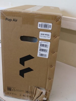 SALE OUT. Fractal Design Pop Air RGB White TG Clear Tint | Fractal Design | Pop Air RGB | Side window | White TG Clear Tint | ATX, mATX, Mini ITX | DAMAGED PACKAGING | Power supply included No | ATX