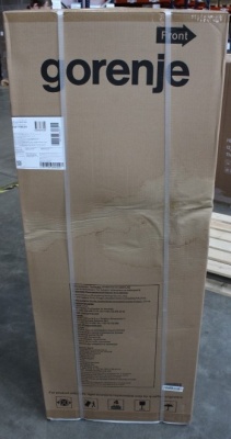 Gorenje | Refrigerator | RK14EPS4 | Energy efficiency class E | Free standing | Combi | Height 143 cm | Fridge net capacity 122 L | Freezer net capacity 53 L | 39 dB | Silver | DAMAGED PACKAGING