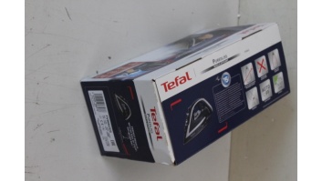 SALE OUT. Tefal FV8062 Puregliss Iron , Black/Grey | TEFAL FV8062 Puregliss | Steam Iron | 3000 W | Water tank capacity 0.27 ml | Continuous steam 50 g/min | Steam boost performance 280 g/min | Black/Grey | DAMAGED PACKAGING, SCRATCHED ON FRONT