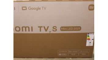 Xiaomi | TV | S Mini LED 2025 | 55 | Smart TV | Google TV | UHD | Black | DAMAGED PACKAGING | 32 GB
