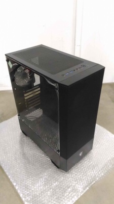 SALE OUT. MSI MAG FORGE 112R PC Case, Mid-Tower, USB 3.2, Audio-out, Mic-in, Black | MSI | PC Case | MAG FORGE 112R | Side window | Black | Mid-Tower | USED, REFURBISHED | Power supply included No | ATX