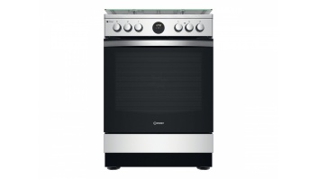 INDESIT Cooker | IS67G8CHX/E/1 | Hob type Gas | Oven type Electric | Stainless steel | Width 60 cm | Depth 60 cm | 73 L