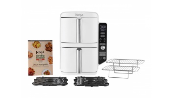 Ninja SL400EUWH double hot air fryer white | NINJA