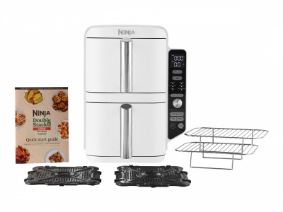 Ninja SL400EUWH double hot air fryer white | NINJA