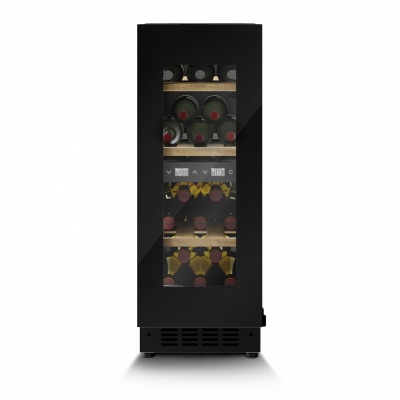 Caso 007719 WineDeluxe WDU 18, Up to 18 bottles, Compressor Technology, Built-in, Black