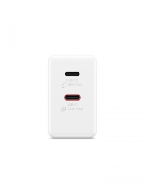 Lenovo Accessories Dual USB-C 65W GaN Power Adapter WH-EU | Lenovo