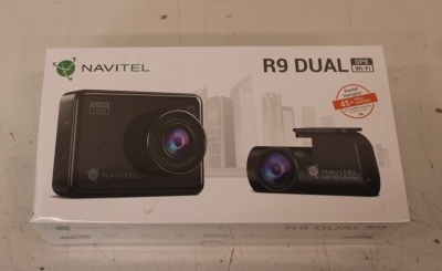 SALE OUT. Navitel R9 DUAL Two-channel Full HD Dashcam | Navitel R9 DUAL | Wi-Fi | Two-channel Full HD Dashcam | DAMAGED PACKAGIING | Audio recorder