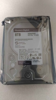 SALE OUT. Western Digital Purple Surveillance Hard Drive 8TB 256MB SATA | Western Digital Surveillance Hard Drive | Purple Surveillance WD85PURZ | 5640 RPM | 8000 GB | REFURBISHED