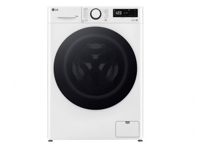 LG Washing machine | F4WR510S0W | Energy efficiency class A-10% | Front loading | Washing capacity 10 kg | 1400 RPM | Depth 57 cm | Width 60 cm | Display | LED | Steam function | Direct drive | White