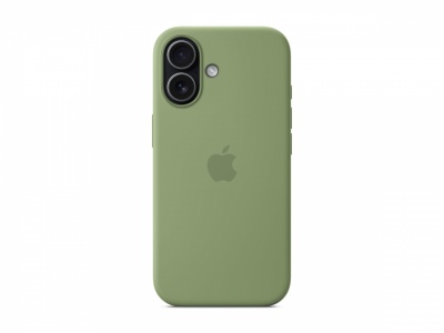 Apple iPhone 17 Silicone Case with MagSafe - Light Moss | Apple