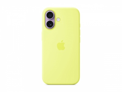 Apple iPhone 17 Silicone Case with MagSafe - Neon Yellow | Apple