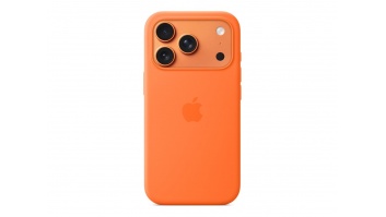 Apple iPhone 17 Pro Silicone Case with MagSafe – Orange | Apple