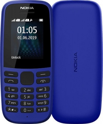Nokia | 105 (2019) TA-1174 | Blue | 1.77 " | TFT | 4 MB | 4 MB | Dual SIM | USB version microUSB