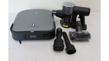 SALE OUT. | Ecovacs Robotic Vacuum Cleaner+Handheld | DEEBOT X2 COMBO | Wet&Dry | Operating time (max) 210 min | 6400 mAh | Dust capacity 0.42 L | 8700 Pa | Black | REFURBISHED, USED, DIRTY, SCRATCHED