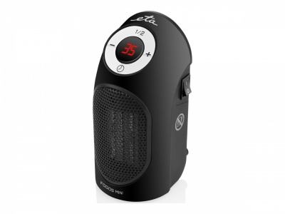 ETA | Heater | ETA162390000 Fogos mini | Fan heater | 400 W | Suitable for rooms up to 8 m² | Black | N/A
