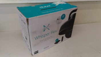 SALE OUT. Duux Whisper Flex Smart Fan with Battery Pack, Black | Duux | Smart Fan | Whisper Flex Smart Black with Battery Pack | Stand Fan | USED, DAMAGED PACKAGING, SMALL MARKS ON STAND, BATTERY NOT WORKING, CRACK ON BACK | Black | Diameter 34 cm | Numbe
