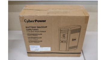 SALE OUT. CyberPower CP1350EPFCLCD Backup UPS Systems UNPACKED, SCRATCHED | CyberPower | PFC Sinewave UPS Series | CP1350PFCLCD | 1350 VA | 880 W | UNPACKED, SCRATCHED | 144 V | 88 V | NEMA 5-15P, 5 ft. cord