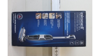 SALE OUT.  | Bissell | Vacuum Cleaner | CrossWave HF3 Cordless Select | Cordless operating | Handstick | Washing function | - W | 22.2 V | Operating time (max) 25 min | Black/Titanium/Bossanova Blue | Warranty 24 month(s) | UNPACKED, USED, SCRATCHED, NO L