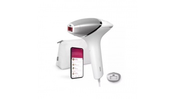 Philips Lumea IPL 8000 Series Hair Removal Device with SenseIQ | BRI940/00 | Bulb lifetime (flashes) 450.000 | Number of power levels 5 | White/Silver