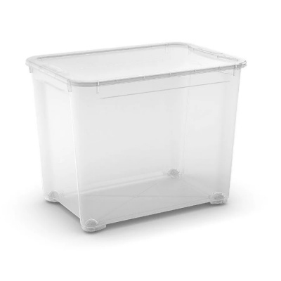 Curver | Box with Lid, T-box, XXL, 70 L | Transparent | 0800699001