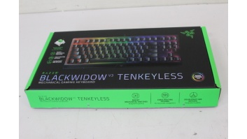 SALE OUT. Razer BlackWidow V3 Tenkeyless (Green Switch) Gaming Keyboard, Nordic layout, Wired, Black | Razer BlackWidow V3 | Black | Gaming keyboard | Wired | RGB LED light | NORD | UNPACKED