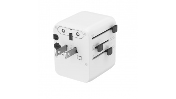 Gembird Universal travel power adapter | TPA-1A2C20-01-W | 20 W | Travel Adapter