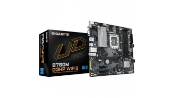 Gigabyte B760M D3HP WIFI6 | Processor family Intel | Processor socket LGA1700 | DDR5 | Supported hard disk drive interfaces M.2, SATA | Number of SATA connectors 4
