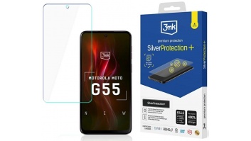 3MK SilverProtect+ Antimicrobial Film Wet Installation for Motorola Moto G55 5G | 3MK