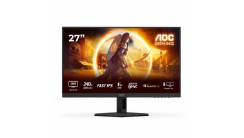 AOC Q27G4ZR | 27 " | Fast IPS | QHD | 16:9 | 240 Hz | 1 ms | 2560 x 1440 pixels | 400 cd/m² | HDMI ports quantity 2 | Black