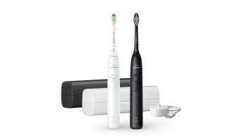 Philips Electric Toothbrush, Duo pack | HX7109/01 Sonicare Series 5300 | Rechargeable | For adults | Number of brush heads included 2 | Number of teeth brushing modes 1 | White/Black