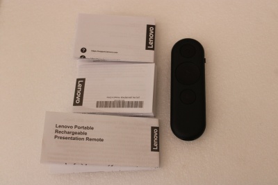 Lenovo Portable Rechargeable Presentation Remote | DEMO | Black