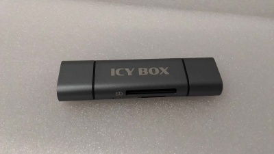 SALE OUT. Icy box IB-CR200-C  SD/MicroSD (TF) USB 2.0 card reader with Type-C and -A to micro USB (OTG) interface, anthracite | Raidsonic External card reader with multi-USB connector | USED, REFURBISHED | External | Micro SDHC, Micro SDXC, microSD 3.0 UH