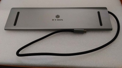 SALE OUT. Icy Box IB-DK2106-C USB Type-C Notebook DockingStation with triple video output | Raidsonic Icy Box Docking Station | IB-DK2106-C | VGA (D-Sub) ports quantity 1 | HDMI ports quantity 2 | Warranty 3 month(s) | USED, REFURBISHED, WITHOUT ORIGINAL 