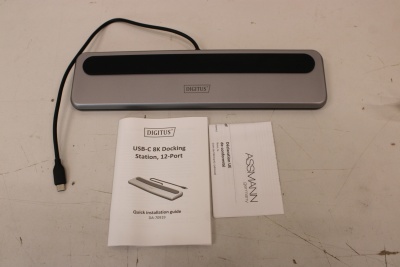 SALE OUT. DIGITUS USB-C 8K docking station, 12-port | Digitus USB-C 8K docking station, 12-port | DA-70919 | Ethernet LAN (RJ-45) ports 1 | HDMI ports quantity 2 | Warranty 24 month(s) | DEMO