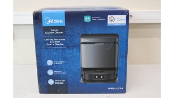 SALE OUT. Midea V15 Robot Vacuum Cleaner | Midea Robot Vacuum Cleaner | V15 | Wet&Dry | 5200 mAh | Dust capacity 3 L | 16200 Pa | Black | DEMO