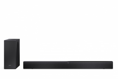 Sharp HT-SBW310 2.1 Dolby Atmos / DTS Virtual:X Soundbar with Slim Wireless Subwoofer | Sharp