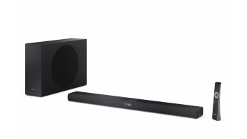 Sharp HT-SBW320 2.1ch Ultra-slim Dolby Atmos / DTS Virtual:X Soundbar with Wireless Subwoofer | Sharp