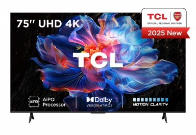 TV Set|TCL|75 "|4K Ultra HD|3840 x 2160 pixels|Flat|16:9|DLED|75V6C