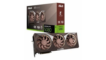 Graphics Card|ASUS|NVIDIA|GeForce RTX 5080|16 GB|GDDR7|256 bit|PCI Express 5.0|Active|RTX5080-O16G-NOCTUA