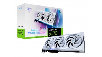 Graphics Card|MSI|NVIDIA GeForce RTX 5070|12 GB|GDDR7|192 bit|PCIE 5.0 16x|Triple slot Fansink|1xHDMI|3xDisplayPort|507012GGAMTRIOOCWHITE