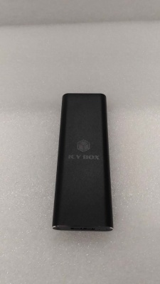 SALE OUT. Icy box IB-183M2 1x mSATA SSD to USB 3.0 host, aluminium, black | Raidsonic | USED, REFURBISHED, MISSING MANUALS