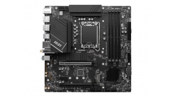 MSI | PRO B760M-A WIFI DDR4 | Processor family Intel | Processor socket LGA1700 | DDR4 | Supported hard disk drive interfaces SATA, M.2 | Number of SATA connectors 4