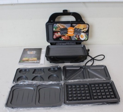 SALE OUT. ETA Sandwich Maker Sorento Plus ETA515190000 ETA 900 W Number of plates 6 Number of pastry 2 Black DAMAGED PACKAGING | ETA | Sandwich Maker | Sorento Plus ETA515190000 | 900 W | Number of plates 6 | Number of pastry 2 | Black | UNPACKED, WITHOUT