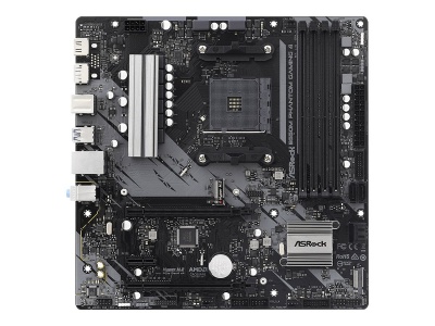 ASRock B550M Phantom Gaming 4 | Processor family AMD | Processor socket AM4 | DDR4 | Supported hard disk drive interfaces SATA, M.2 | Number of SATA connectors 4