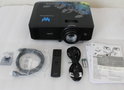 SALE OUT. Acer PREDATOR GM712 Projector, DLP, 4K UHD, 4000lm, 20000/1, HDMI, Black | Acer PREDATOR GM712 | 4K UHD (3840 x 2160) | 3600 ANSI lumens | Black | USED